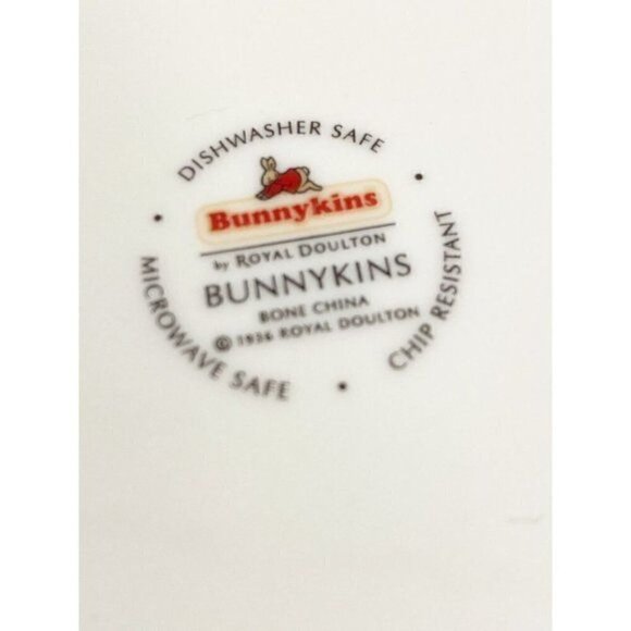 Bunnykins Fun Park Celebration Lipped Bowl 1936 Royal Doulton bone china - Picture 9 of 12